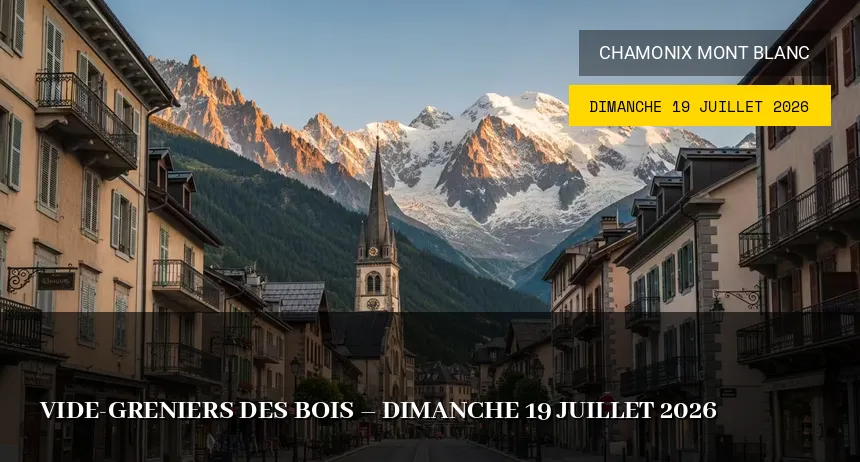 Affiche de l'événement : Vide-greniers des Bois – Dimanche 19 Juillet 2026