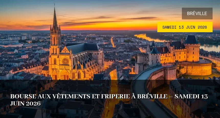 Affiche de l'événement : Vide-dressing La Frip&rsquo; en Fête à Bréville – Samedi 13 Juin 2026