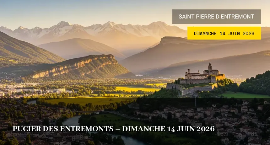 Affiche de l'événement : Pucier des Entremonts – Dimanche 14 Juin 2026