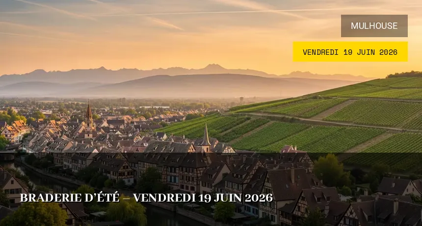 Affiche de l'événement : Braderie d&rsquo;été – Vendredi 19 Juin 2026