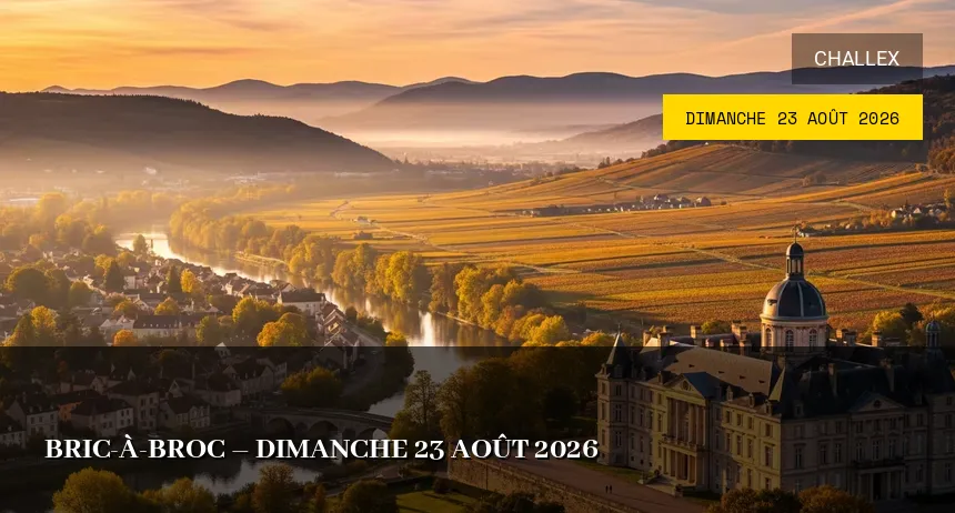 Affiche de l'événement : Bric-à-Broc – Dimanche 23 Août 2026