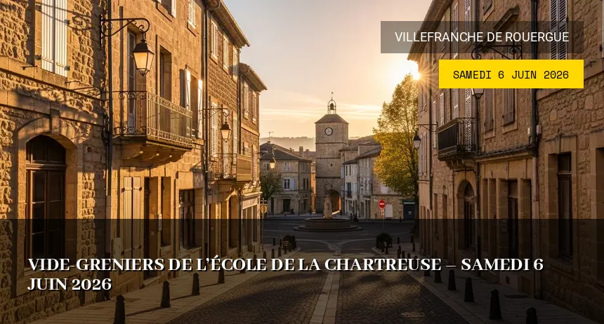 Affiche de l'événement : Vide-greniers de l&rsquo;école de la Chartreuse – Samedi 6 Juin 2026