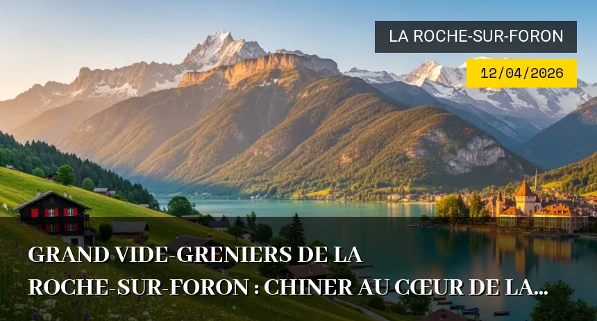 Affiche de l'événement : Grand Vide-Greniers de La Roche-sur-Foron