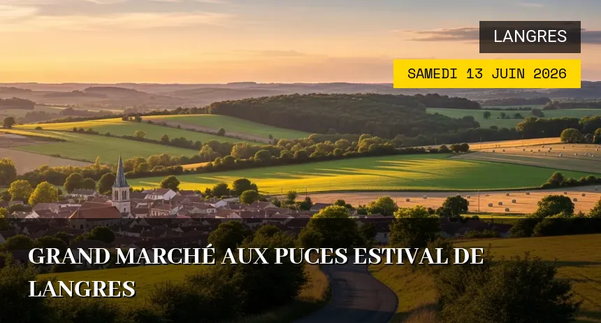 Affiche de l'événement : Grand Marché aux Puces de Langres