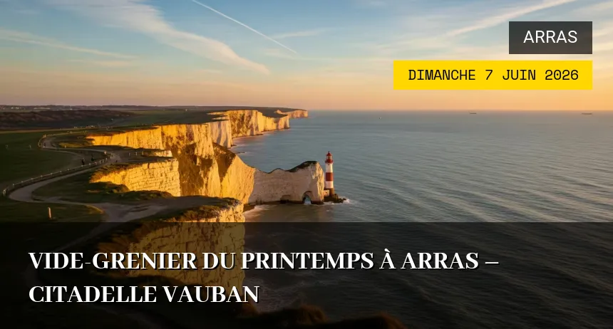 Affiche de l'événement : Vide-Grenier du Printemps à Arras – Citadelle Vauban
