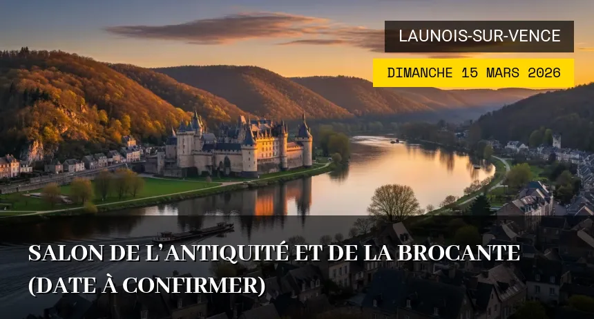 Affiche de l'événement : Salon de l&rsquo;antiquité et de la brocante (Date à confirmer)