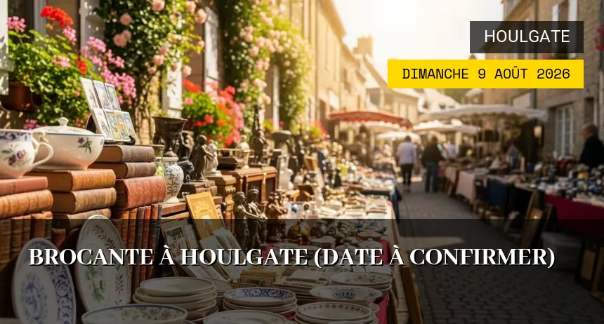 Affiche de l'événement : Brocante à Houlgate (Date à confirmer)
