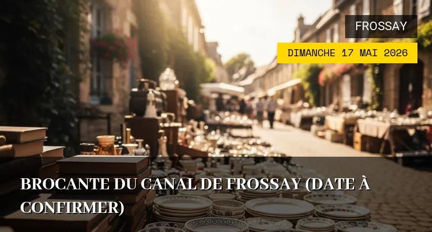 Affiche de l'événement : Brocante du Canal de Frossay (Date à confirmer)