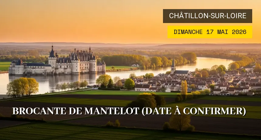 Affiche de l'événement : Brocante de Mantelot (Date à confirmer)