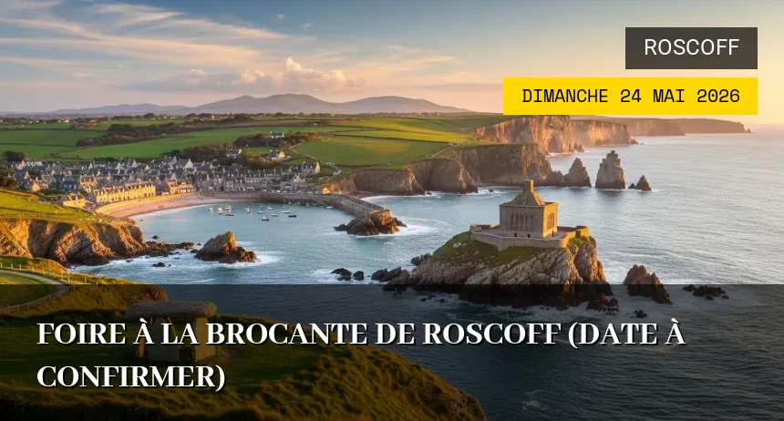 Affiche de l'événement : Foire à la Brocante de Roscoff