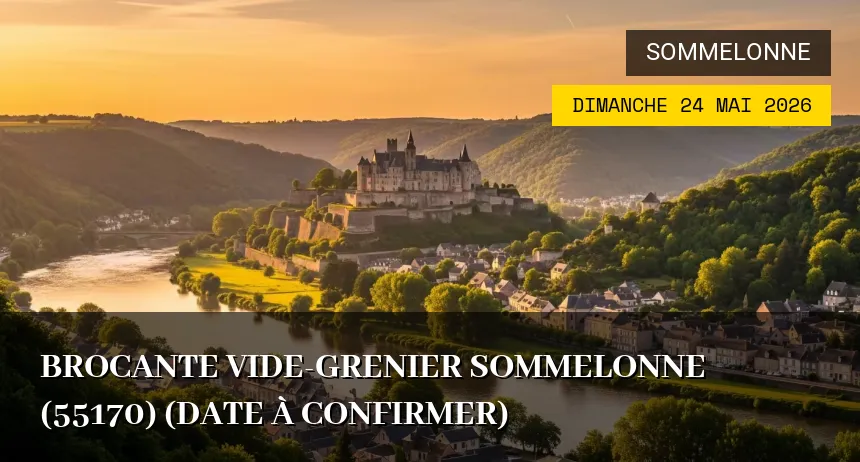 Affiche de l'événement : Brocante vide-grenier Sommelonne (55170) (Date à confirmer)