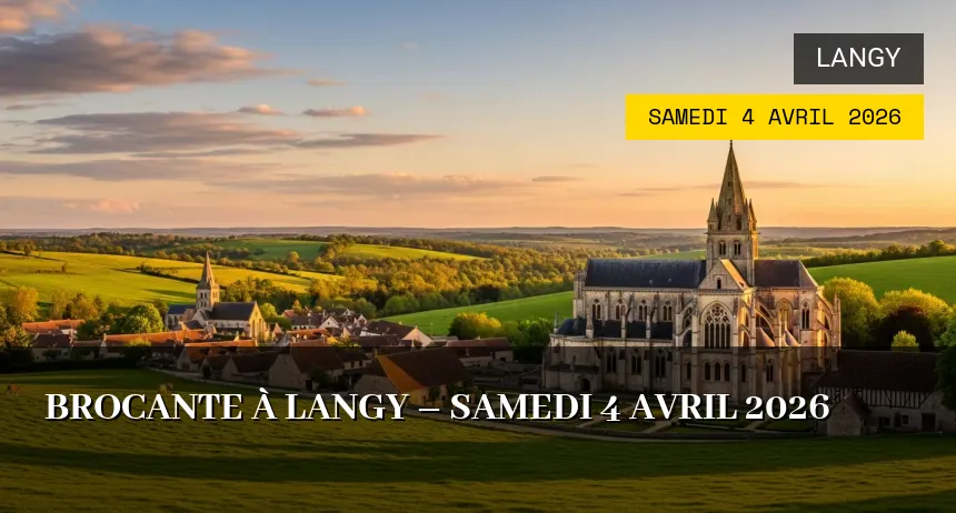 Affiche de l'événement : Brocante à Langy – Samedi 4 Avril 2026