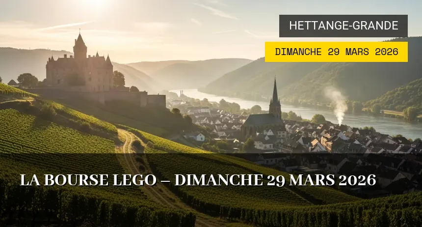 Affiche de l'événement : La bourse Lego – Dimanche 29 Mars 2026
