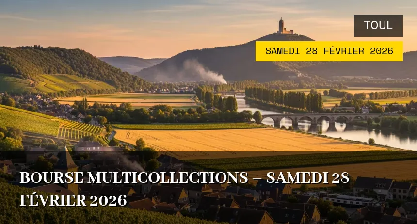 Affiche de l'événement : Bourse multicollections – Samedi 28 Février 2026