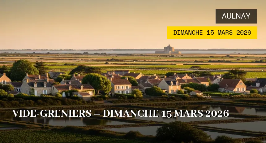 Affiche de l'événement : Vide-greniers – Dimanche 15 Mars 2026