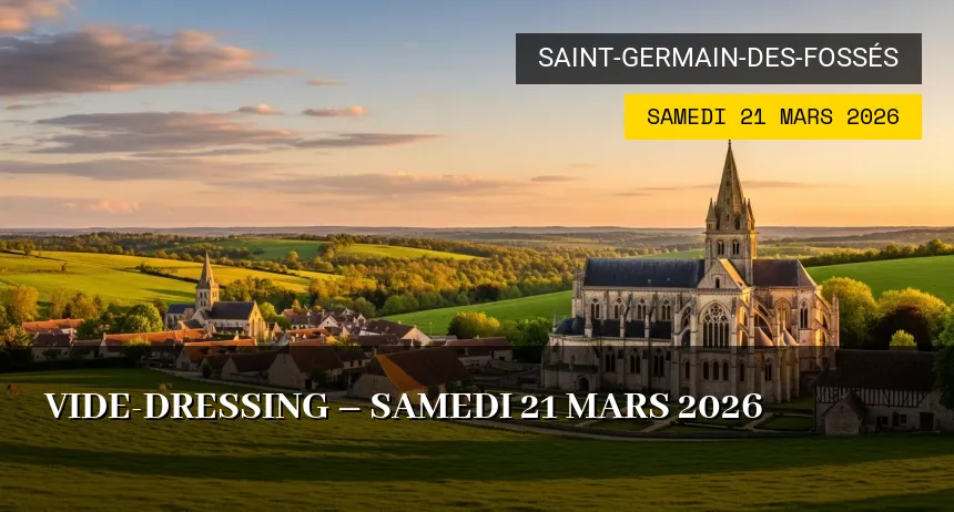 Affiche de l'événement : Vide-Dressing – Samedi 21 Mars 2026