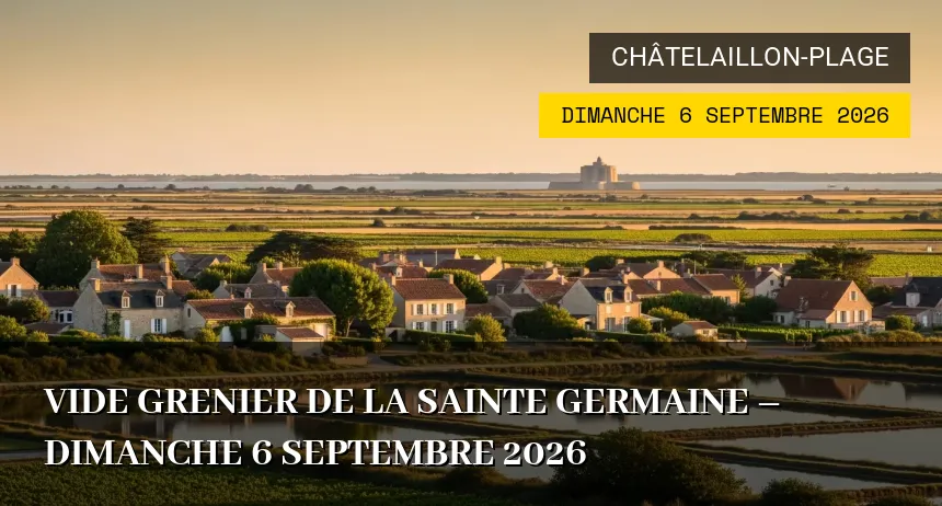 Affiche de l'événement : Vide Grenier de la Sainte Germaine – Dimanche 6 Septembre 2026