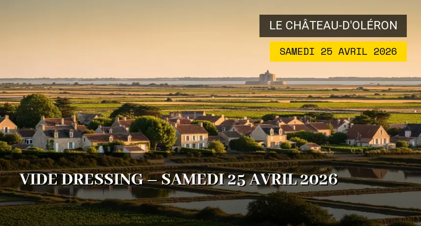 Affiche de l'événement : Vide dressing – Samedi 25 Avril 2026