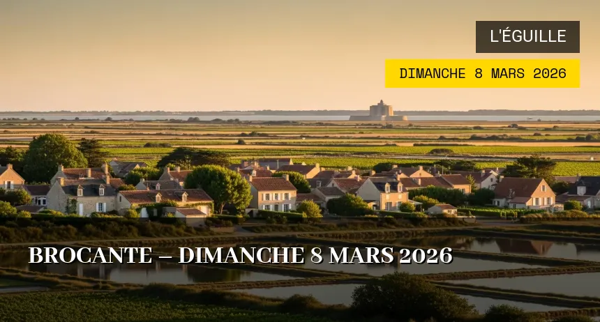 Affiche de l'événement : Brocante – Dimanche 8 Mars 2026