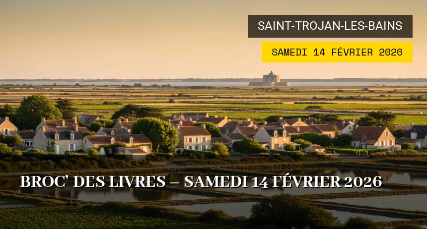 Affiche de l'événement : Broc&rsquo; des livres – Samedi 14 Février 2026
