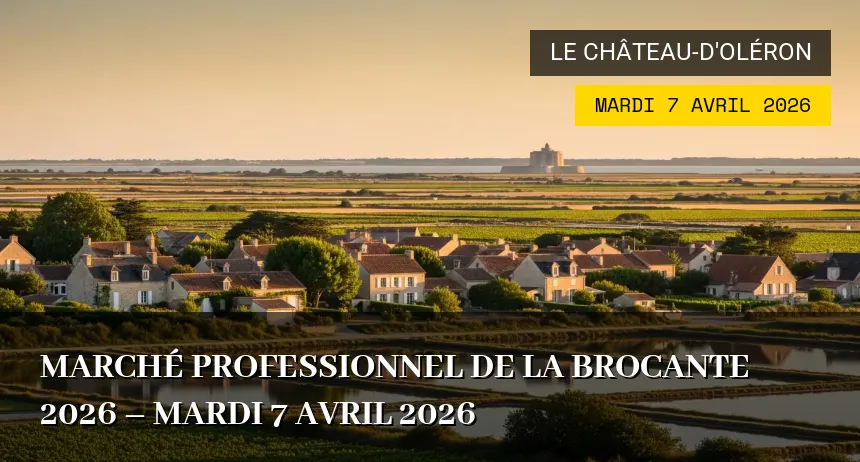 Affiche de l'événement : Marché professionnel de la brocante 2026 – Mardi 7 Avril 2026