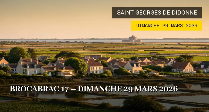 Affiche de l'événement : Brocabrac 17 – Dimanche 29 Mars 2026
