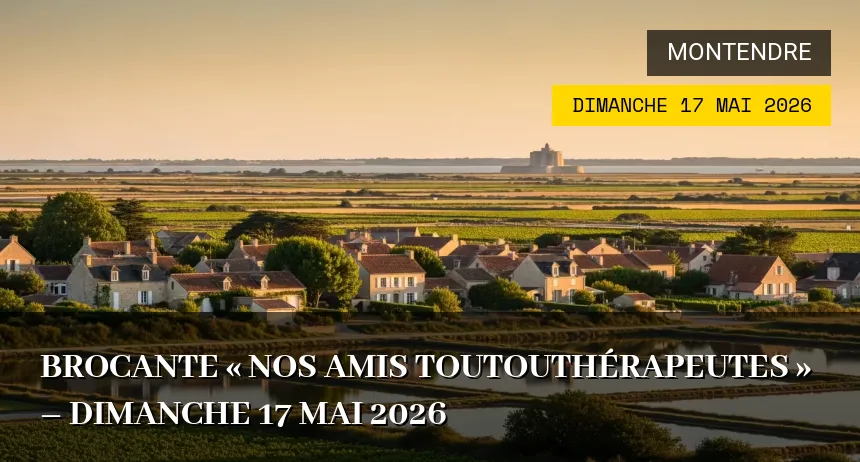 Affiche de l'événement : Brocante « Nos Amis Toutouthérapeutes » – Dimanche 17 Mai 2026