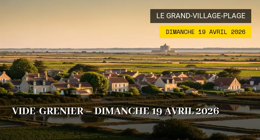 Affiche de l'événement : Vide-Grenier – Dimanche 19 Avril 2026
