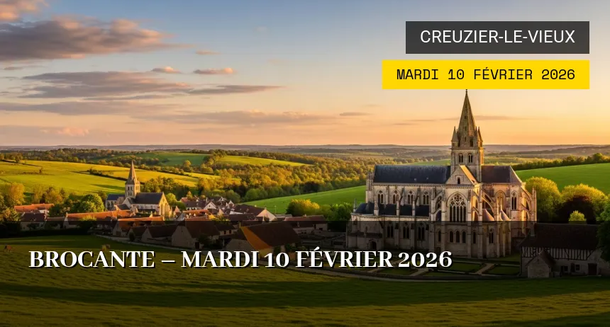 Affiche de l'événement : Brocante – Mardi 10 Février 2026