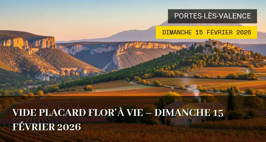 Affiche de l'événement : Vide Placard Flor&rsquo;à Vie – Dimanche 15 Février 2026