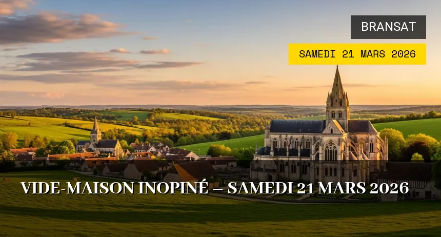 Affiche de l'événement : Vide-Maison inOpiné – Samedi 21 Mars 2026