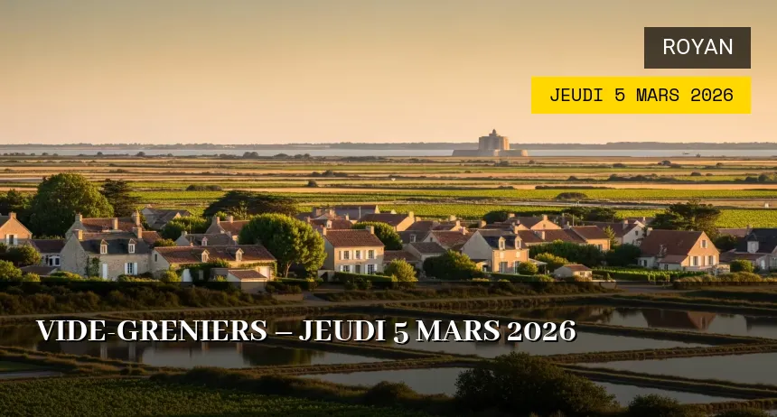 Affiche de l'événement : Vide-greniers – Jeudi 5 Mars 2026