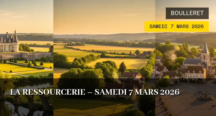 Affiche de l'événement : La Ressourcerie – Samedi 7 Mars 2026