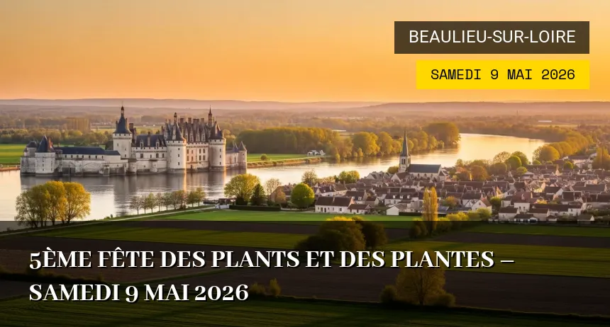 Affiche de l'événement : 5ème Fête des plants et des plantes – Samedi 9 Mai 2026