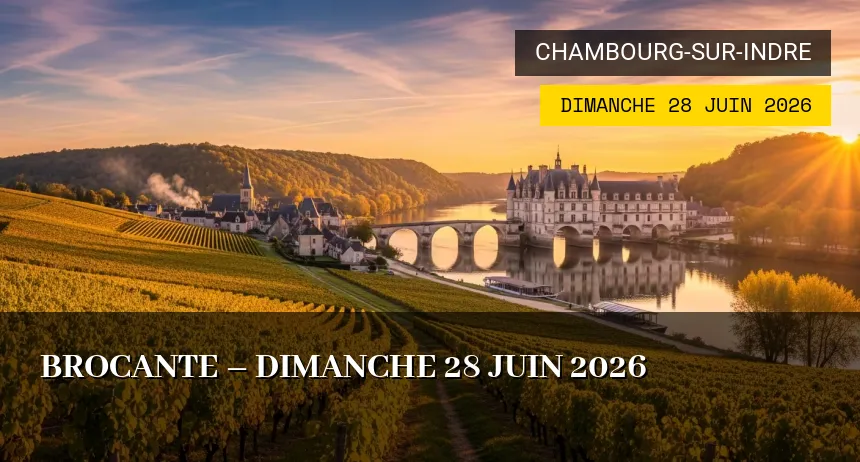 Affiche de l'événement : Brocante – Dimanche 28 Juin 2026
