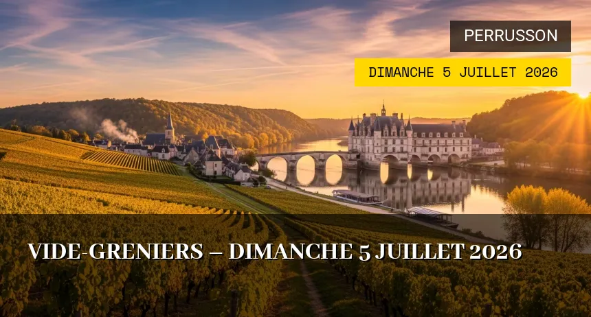 Affiche de l'événement : Vide-greniers – Dimanche 5 Juillet 2026