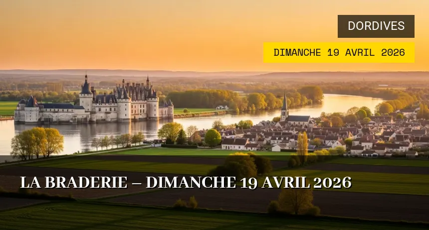 Affiche de l'événement : La braderie – Dimanche 19 Avril 2026