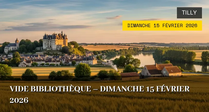 Affiche de l'événement : Vide bibliothèque – Dimanche 15 Février 2026