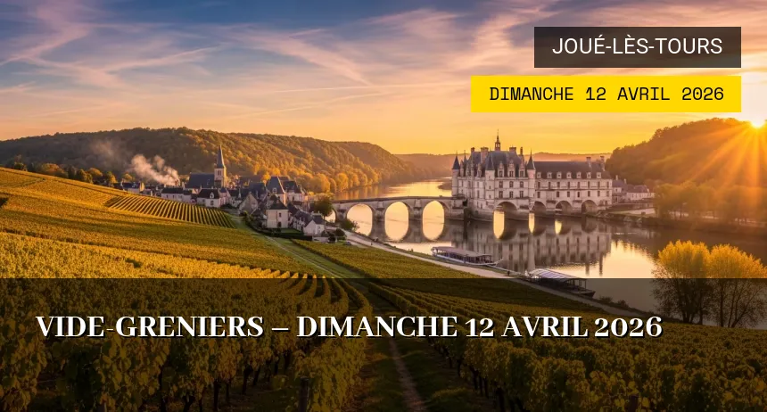 Affiche de l'événement : Vide-Greniers – Dimanche 12 Avril 2026