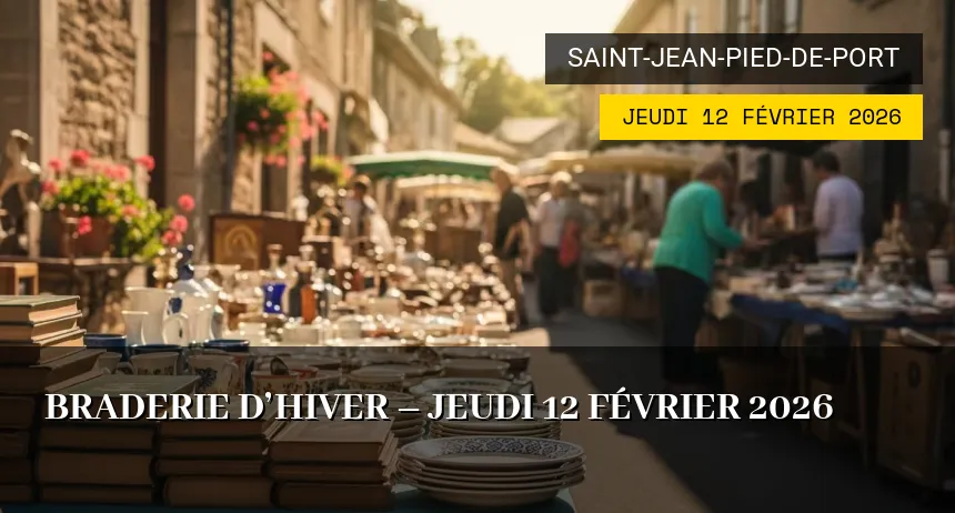 Affiche de l'événement : Braderie d&rsquo;hiver – Jeudi 12 Février 2026
