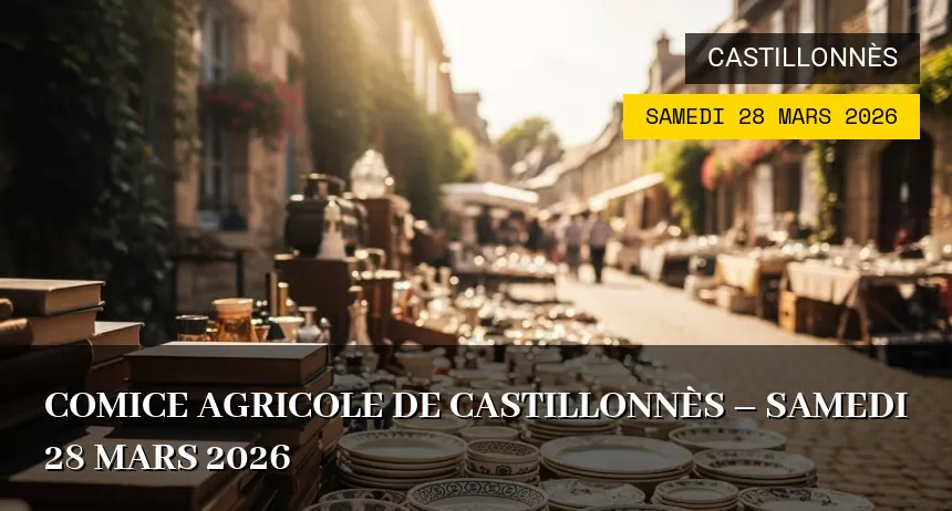 Affiche de l'événement : Comice agricole de Castillonnès – Samedi 28 Mars 2026