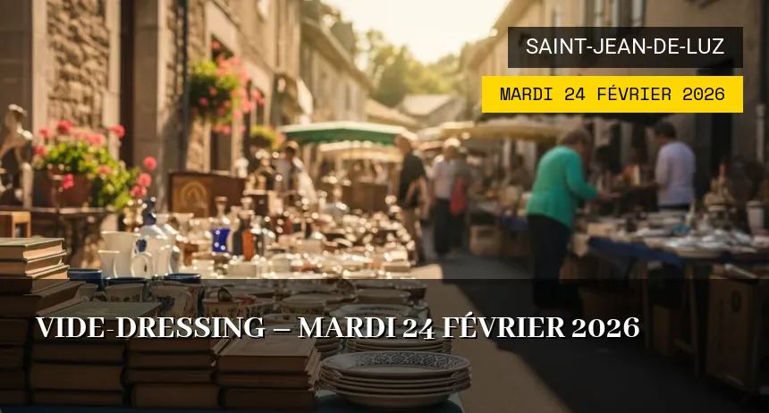Affiche de l'événement : Vide-Dressing – Mardi 24 Février 2026