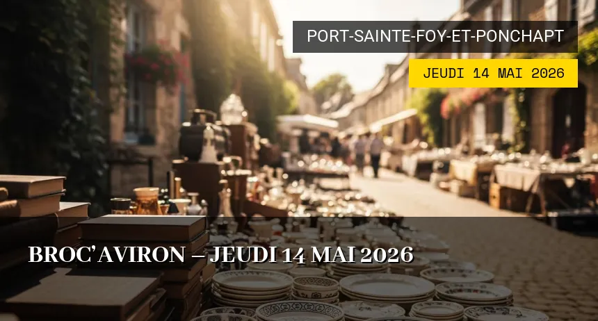 Affiche de l'événement : Broc&rsquo;Aviron – Jeudi 14 Mai 2026