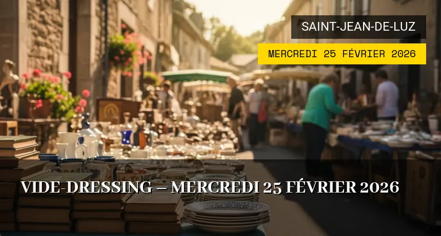 Affiche de l'événement : Vide-Dressing – Mercredi 25 Février 2026