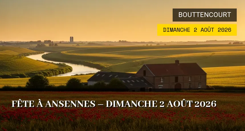 Affiche de l'événement : Fête à Ansennes – Dimanche 2 Août 2026