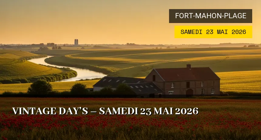 Affiche de l'événement : Vintage Day&rsquo;s – Samedi 23 Mai 2026