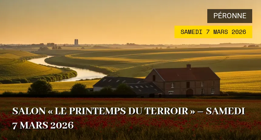 Affiche de l'événement : Salon « Le printemps du Terroir » – Samedi 7 Mars 2026
