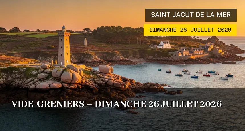 Affiche de l'événement : Vide-greniers – Dimanche 26 Juillet 2026