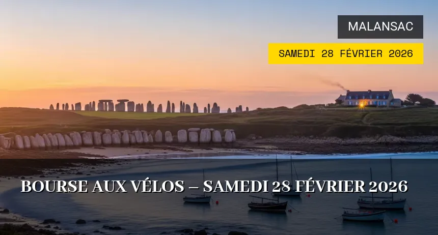 Affiche de l'événement : Bourse aux vélos – Samedi 28 Février 2026