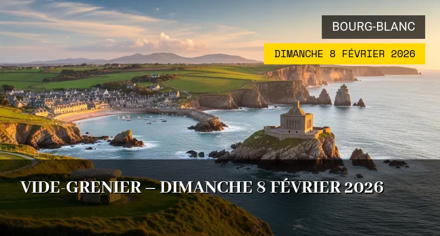 Affiche de l'événement : Vide-grenier – Dimanche 8 Février 2026